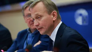 Piotr Serafin. Fot. PAP/EPA/OLIVIER HOSLET