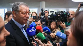 Polityk Partii Socjalistycznej Antonio Jose Seguro. Fot. PAP/EPA/JOSE COELHO