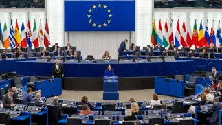 Parlament Europejski. Fot. PAP/EPA/CHRISTOPHE PETIT TESSON