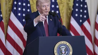 Donald Trump. Fot. PAP/EPA/SHAWN THEW