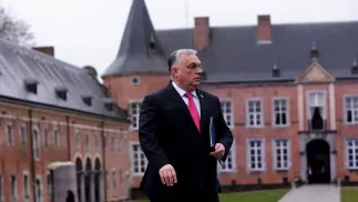 Viktor Orban, fot. PAP/EPA/OLIVIER HOSLET