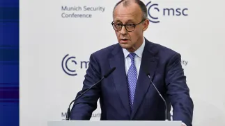 Канцлер Германии Фридрих Мерц. Fot. PAP/EPA/RONALD WITTEK