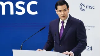 Marco Rubio. Fot. PAP/EPA/RONALD WITTEK