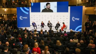 Мюнхенская конференция по безопасности. Fot. PAP/EPA/RONALD WITTEK