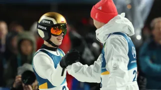 Paweł Wąsek (P) i Kacper Tomasiak (L) Fot. PAP/Grzegorz Momot