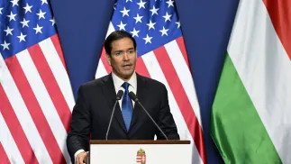 Марко Рубіо. Fot. PAP/EPA/ZOLTAN MATHE