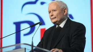 Prezes PiS Jarosław Kaczyński. Fot. PAP/Leszek Szymański