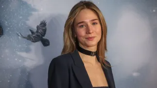 Aktorka Zofia Wichłacz podczas uroczystej premiery filmu "Zima pod znakiem wrony" w reżyserii Kasi Adamik. Fot. PAP/Leszek Szymański