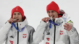 Kacper Tomasiak and Pawel Wasek. Photo/PAP/Grzegorz Momot