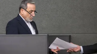 Minister spraw zagranicznych Iranu: spotkanie z Witkoffem prawdopodobnie w czwartek w Genewie. Fot. PAP/EPA/	MARTIAL TREZZINI