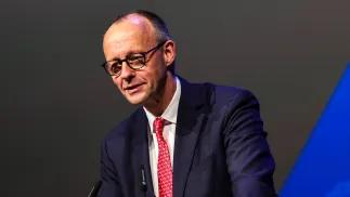 Kanclerz Niemiec Friedrich Merz. Fot. PAP/EPA/RONALD WITTEK