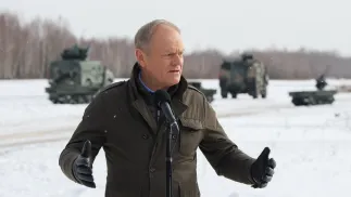 Premier Donald Tusk 	Paweł Supernak