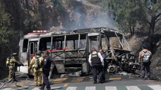 Działania policji po śmierci El Mencho. Fot. PAP/ EPA/Ivan Villanueva 