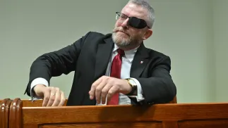 Prezes Konfederacji Korony Polskiej, europoseł Grzegorz Braun. Fot. PAP/Piotr Nowak