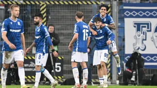 Piłkarze Lecha Poznań. Fot. PAP/Jakub Kaczmarczyk