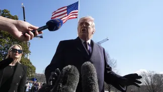 Donald Trump. Fot. PAP/EPA/YURI GRIPAS