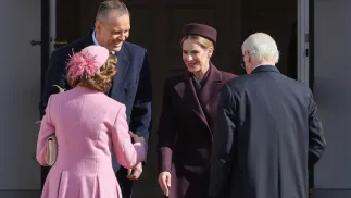 Para prezydencka wita  króla Szwecji Karola XVI Gustawa i jego małżonkę królową Sylwię Fot. PAP/Paweł Supernak