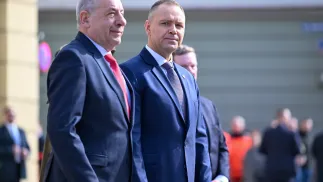 Karol Nawrocki, Tamas Sulyok Fot. PAP/Darek Delmanowicz