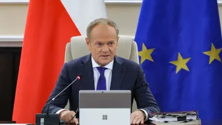 Premier Donald Tusk Fot. PAP/Paweł Supernak