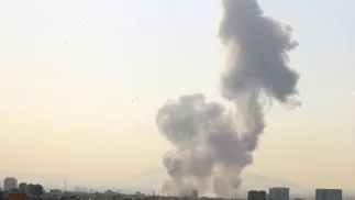 Atak Izraela i USA na Iran. Fot. PAP/EPA/ABEDIN TAHERKENAREH