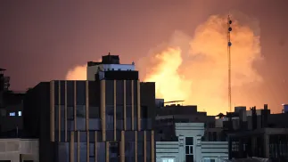 Atak Izraela na Teheran. Fot. PAP/EPA/ABEDIN TAHERKENAREH 