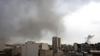 Atak Izraela na Teheran. Fot. PAP/EPA/ABEDIN TAHERKENAREH 