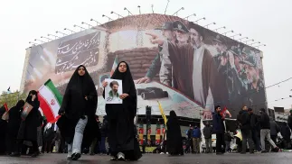 Teheran Fot. PAP/EPA/ABEDIN TAHERKENAREH