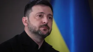 Wołodymyr Zełenski Fot. PAP/Leszek Szymański