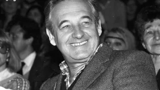 Andrzej Wajda. Gdańsk 09.09.1984. IX Festiwal Polskich Filmów Fabularnych.   Fot. PAP/	Stefan Kraszewski