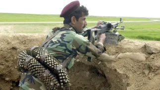 Kurdyjski żołnierz. Fot. PAP/	JOSEPH BARRAK (zdjęcie ilustracyjne)