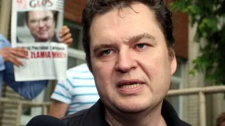 Andrzej Poczobut w 2011 r. Fot. PAP/TATYANA ZENKOVICH