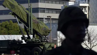 Ракетний комплекс PAC-3 (англ. Patriot Advanced Capability 3). Fot. PAP/EPA/FRANCK ROBICHON