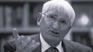 Juergen Habermas. Fot. PAP/EPA/MARTIN GERTEN