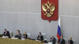 Держдума Росії. Фотоілюстрація. Fot. PAP/EPA/Sergei Ilnitsky