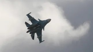 Російський Су-34. Fot. PAP/EPA/MAXIM SHIPENKOV