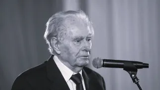 Pisarz Wiesław Myśliwski. Fot. PAP/Wojciech Olkuśnik