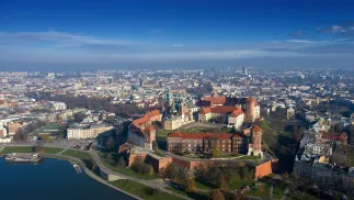 Widok na Kraków. PAP/Łukasz Gągulski