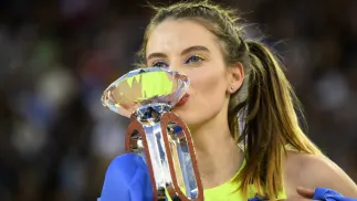 Jarosława Mahuczich. Fot. PAP/EPA/JEAN-CHRISTOPHE BOTT 