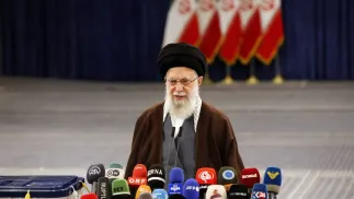 Irański najwyższy przywódca ajatollah Ali Chamenei. Fot. EPA/ABEDIN TAHERKENAREH