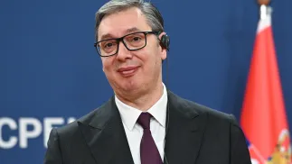 Президент Сербии Александр Вучич. Fot. PAP/Radek Pietruszka