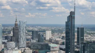 Panorama Warszawy. Fot. PAP/Rafał Guz