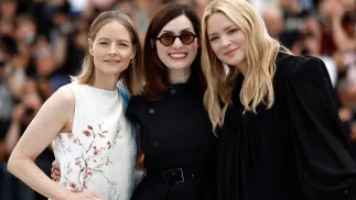Od lewej: Jodie Foster, Rebecca Zlotowski i Virginie Efira