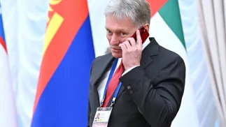 Rzecznik Kremla Dmitrij Pieskow, fot. PAP/EPA/SPUTNIK POOL/SERGEI BOBYLEV / SPUTNIK / KREMLIN POOL