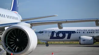 Samoloty PLL LOT, fot. PAP/Darek Delmanowicz