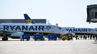 Samoloty Ryanair, fot. PAP/Darek Delmanowicz
