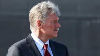 Дмітрій Пєсков. Fot. PAP/EPA/ALEXANDER KAZAKOV/SPUTNIK/KREMLIN POOL