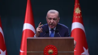 Реджеп Таїп Ердоган. Fot. PAP/EPA/NECATI SAVAS 