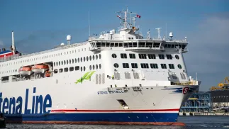 Prom Stena Line w porcie w Gdyni Fot. PAP/Andrzej Jackowski