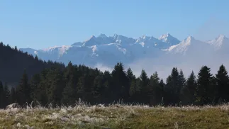 Widok na Tatry. Fot. PAP/Grzegorz Momot