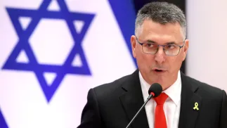 Szef MSZ Izraela Gideon Saar. Fot. PAP/EPA/JUAN PABLO PINO